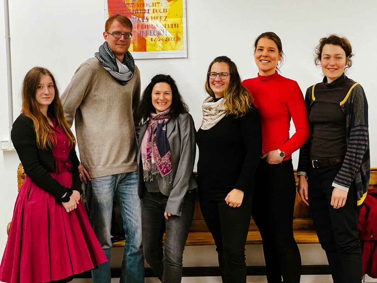 Teamfoto vom Projekt IDEAL4.0, Joyce Holz, Dennis Bosch, Kristin Göbel, Antje Bensching, Sophia Kaschubowski, Laura Stähler (von Links nach rechts)